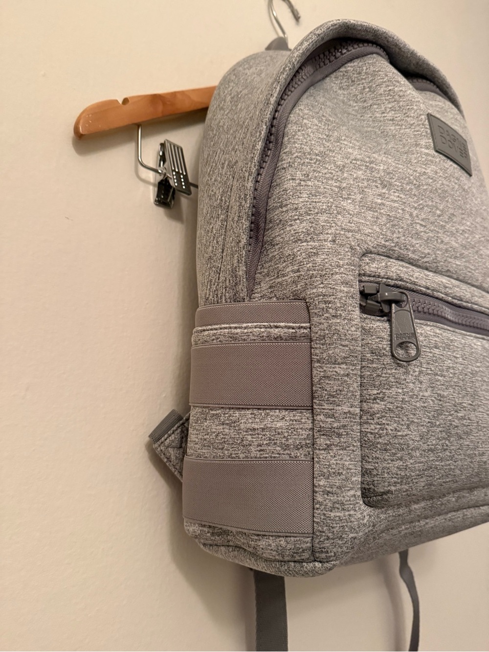 DAGNE DOVER Grey Everyday Backpack - Compact 17" - Picture 8 of 14
